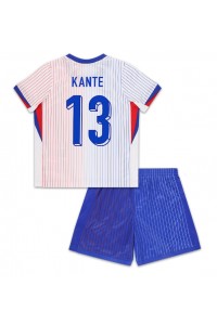 Frankrijk Kante #13 Babytruitje Uit tenue Kind EK 2024 Korte Mouw (+ Korte broeken)